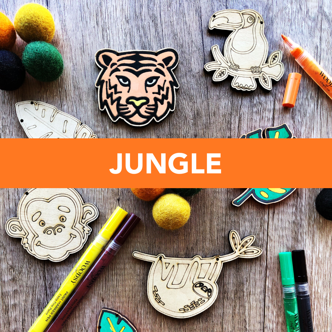 Jungle Craft Kit - DIY Garland