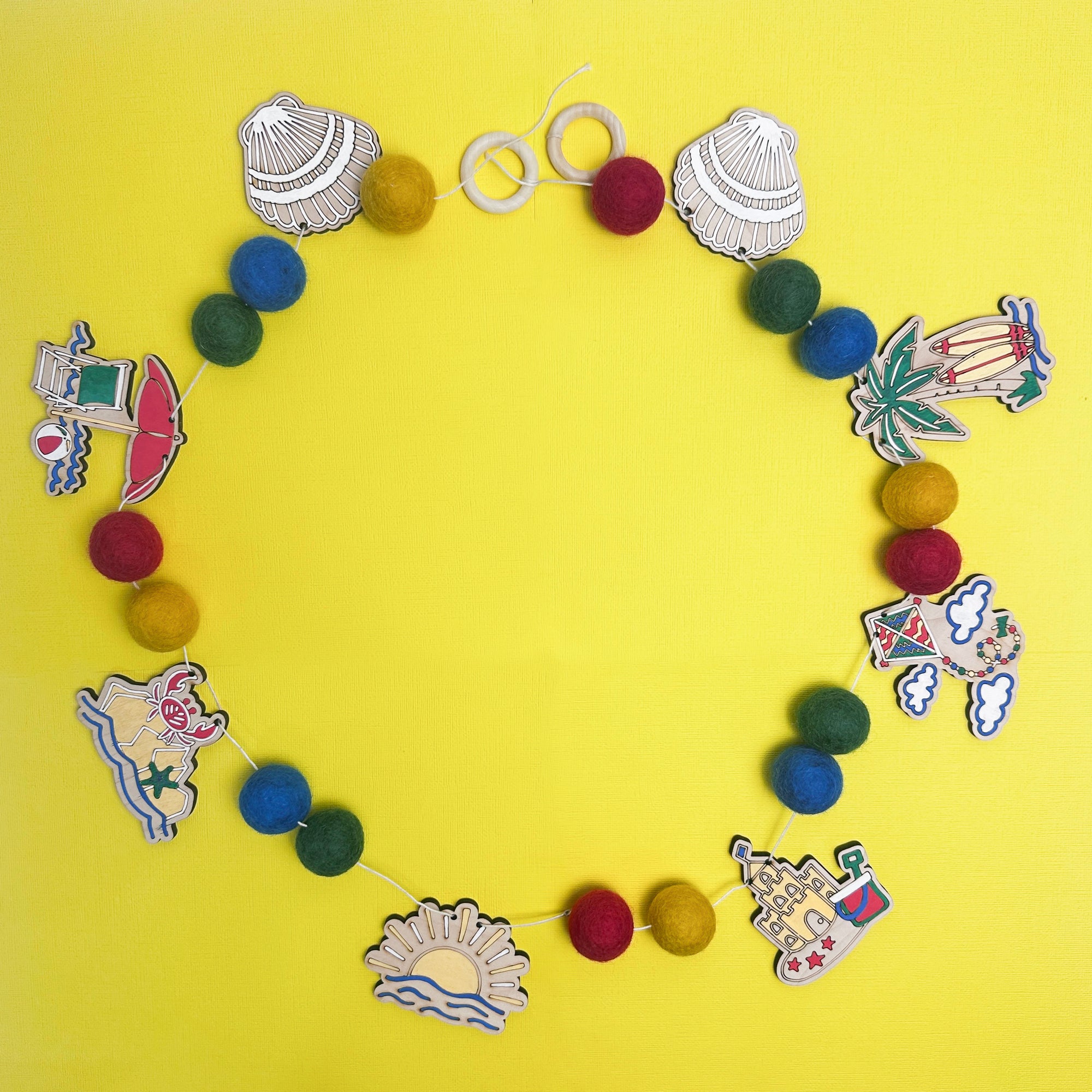 Beach DIY Garland - Bring on the Beachy Vibes!