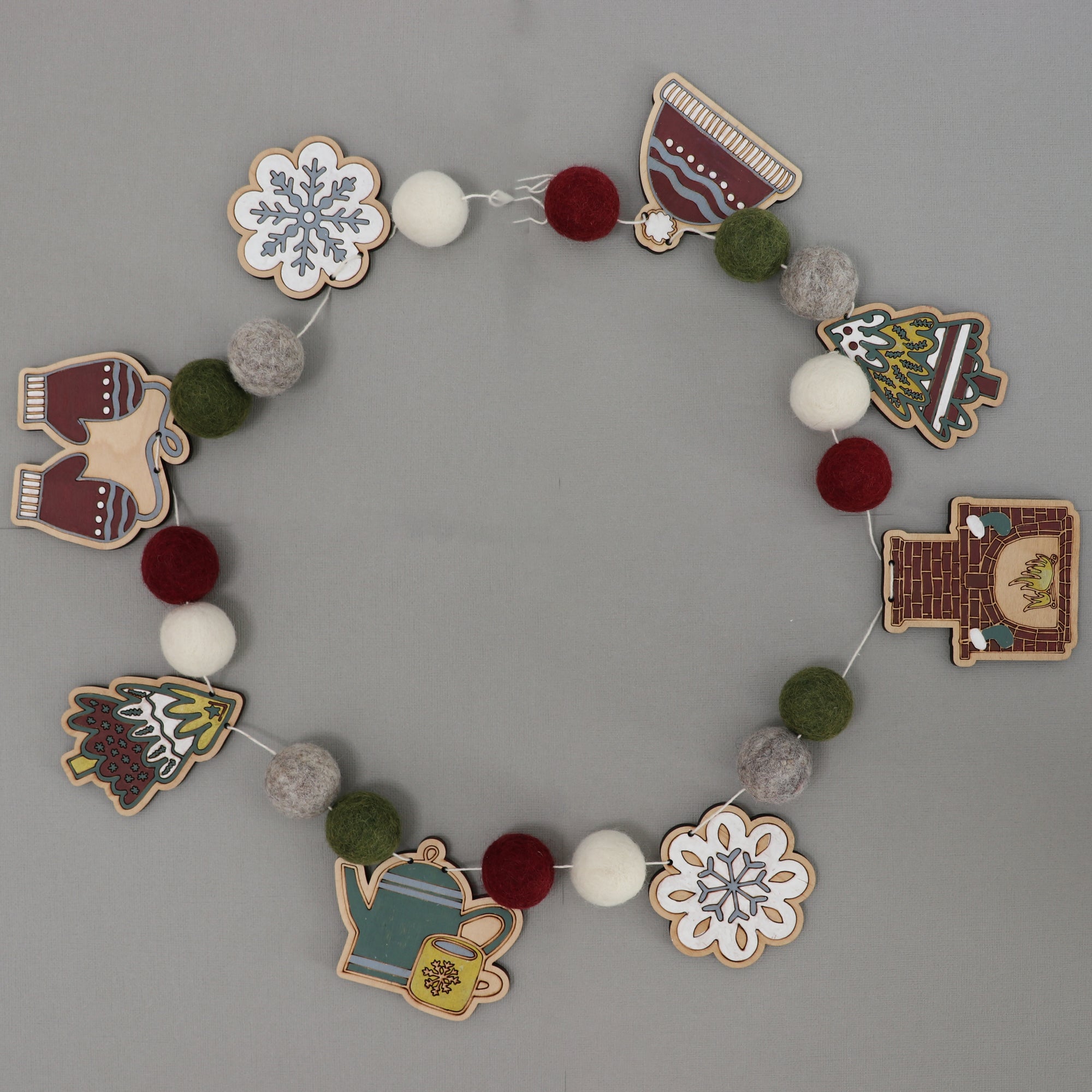 Cozy Christmas DIY Garland Kit- Snuggle In & Get Crafty