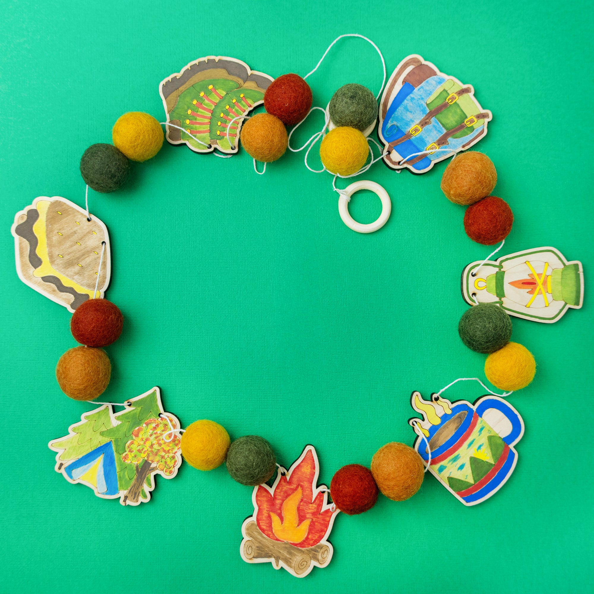 Camping DIY Garland Kit – Make Your Own Outdoor Adventure