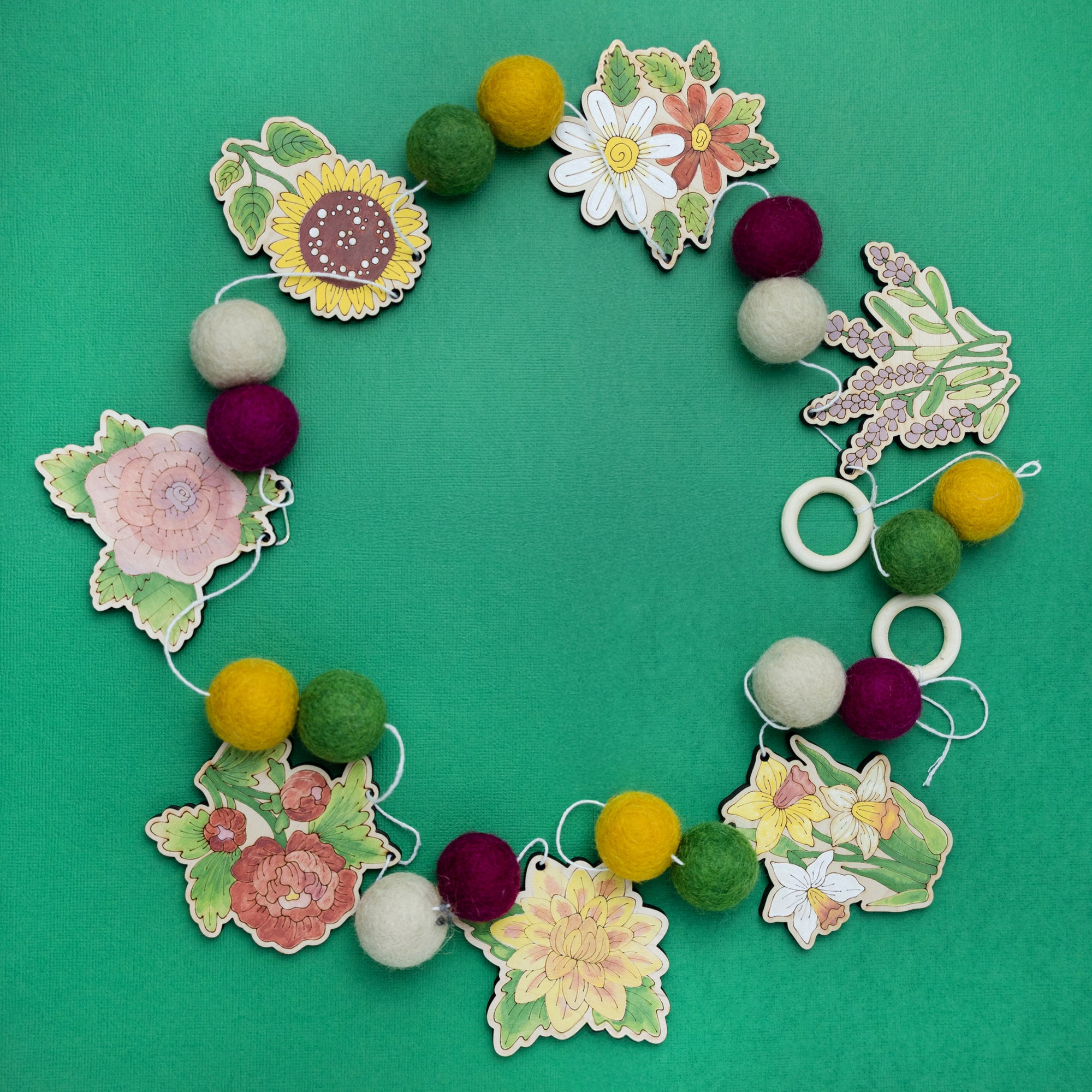 Flower DIY Garland Kit – Make Your Own Blooming Beauties