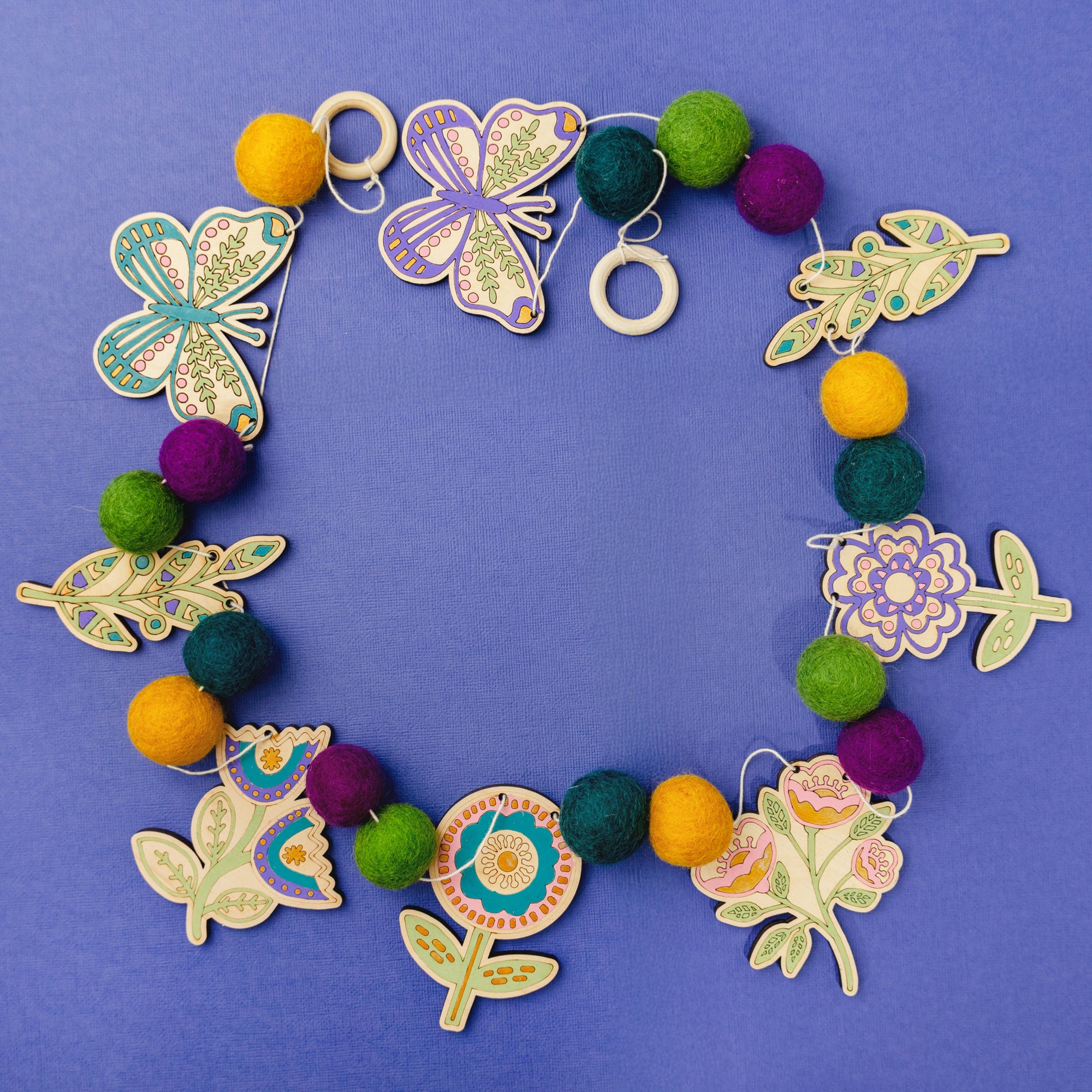 Folksy Flower DIY Garland Kit – Make Your Own Whimsical Florals