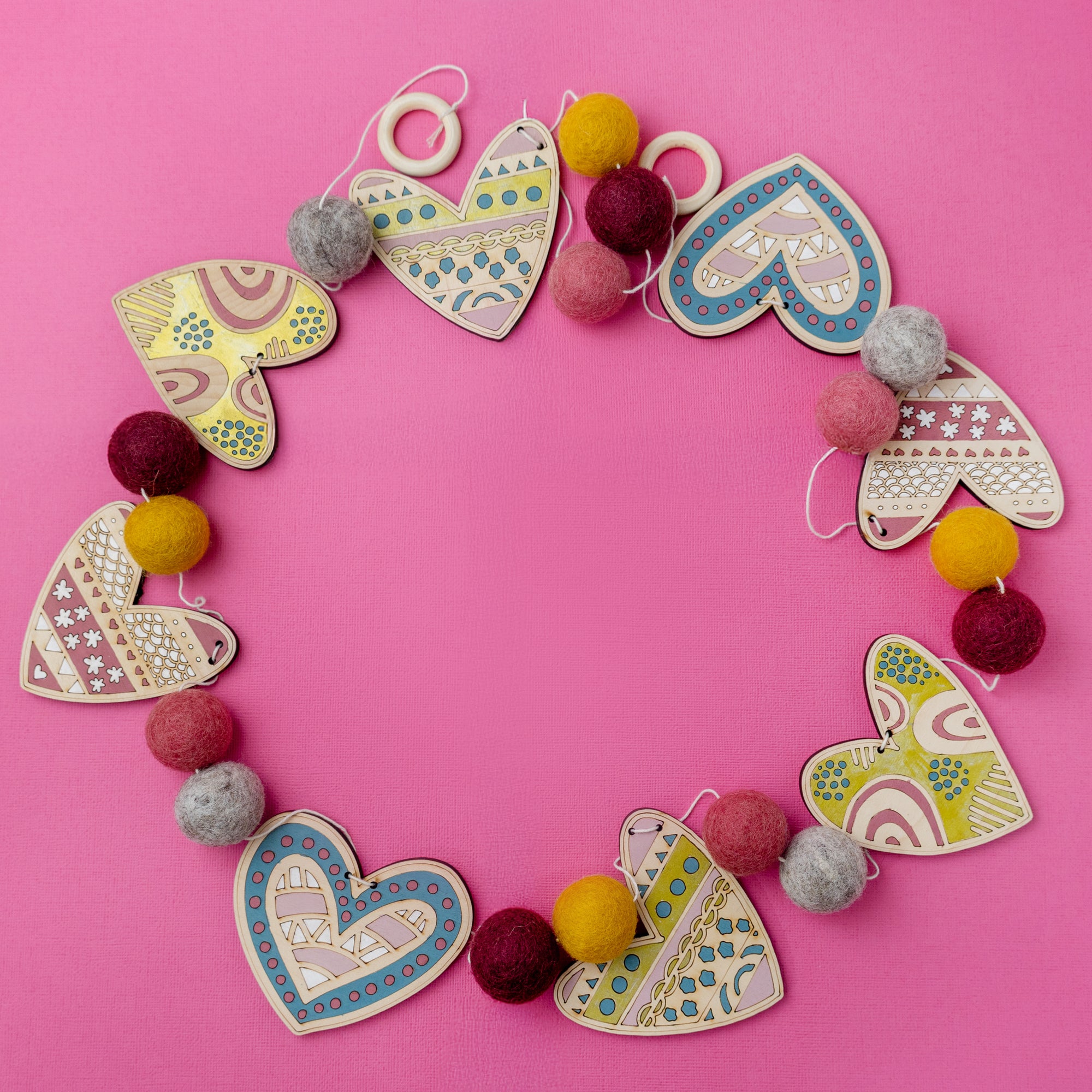 Heart DIY Garland Kit - Spread the Love