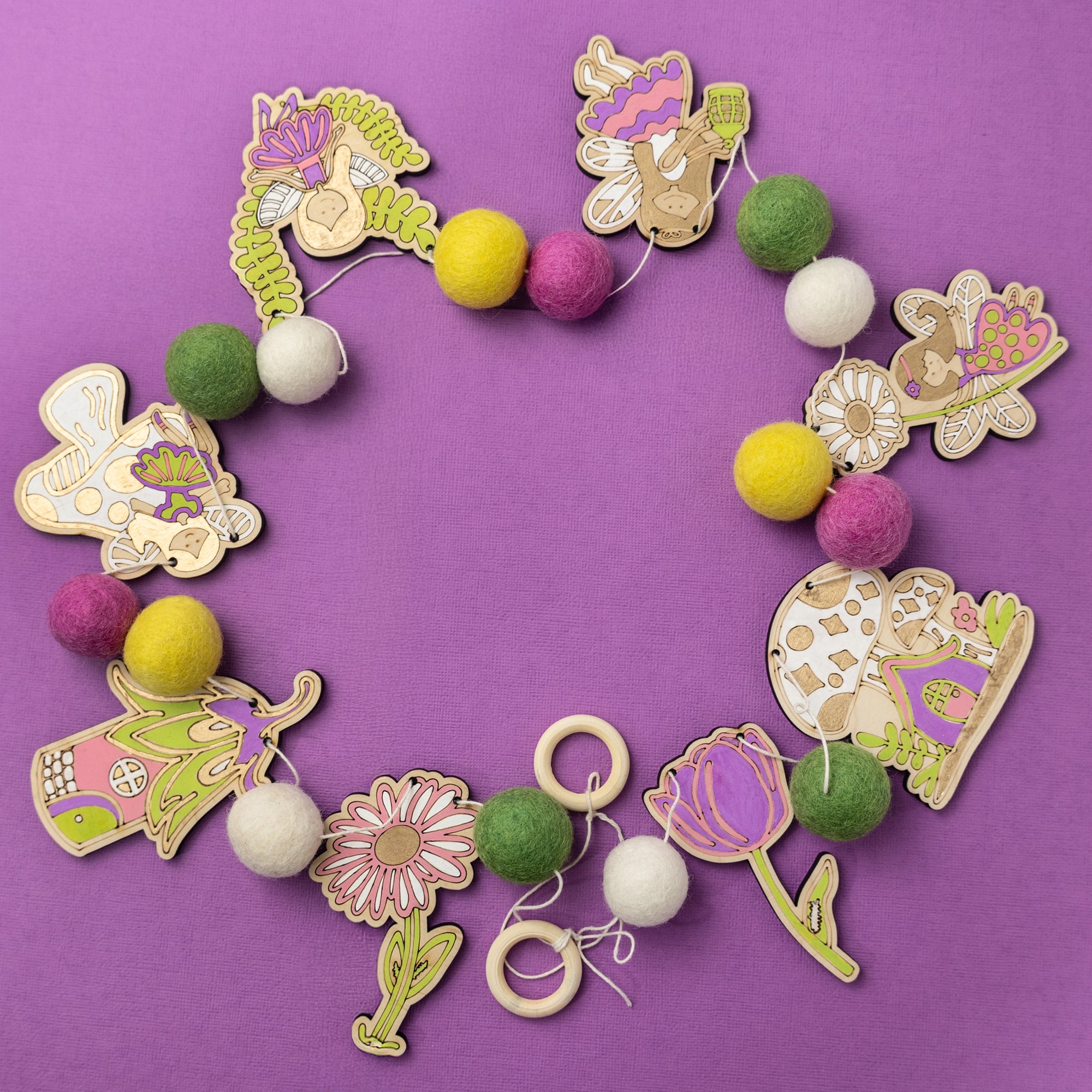 Fairy Garden DIY Garland Kit – Make Your Own Enchanted Decor