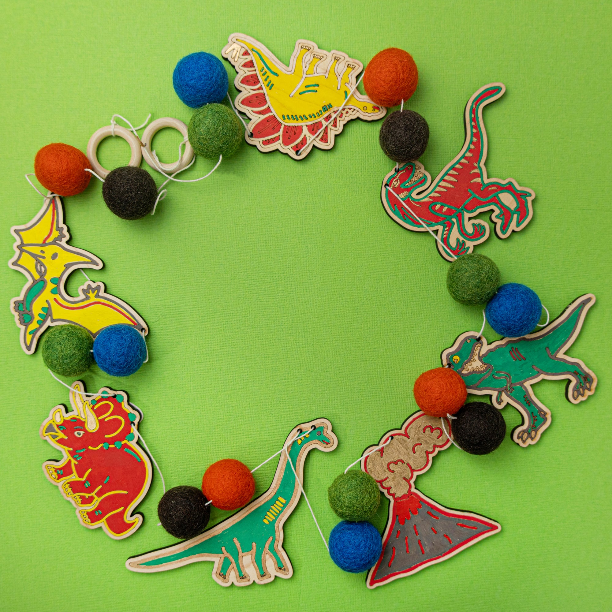 Dinosaur DIY Garland Kit – Make Your Own Prehistoric Fun