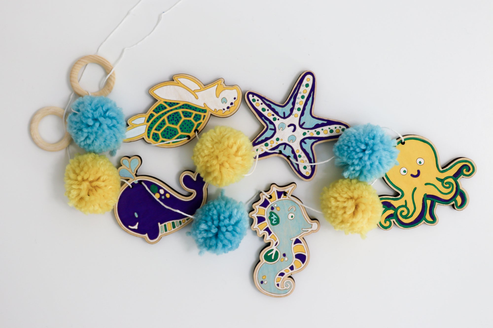 Colored Under the Sea Woodsy Craft Co. Kit