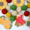 Pumpkin Patch DIY Garland Kit - Craft Your Own Cozy Patch