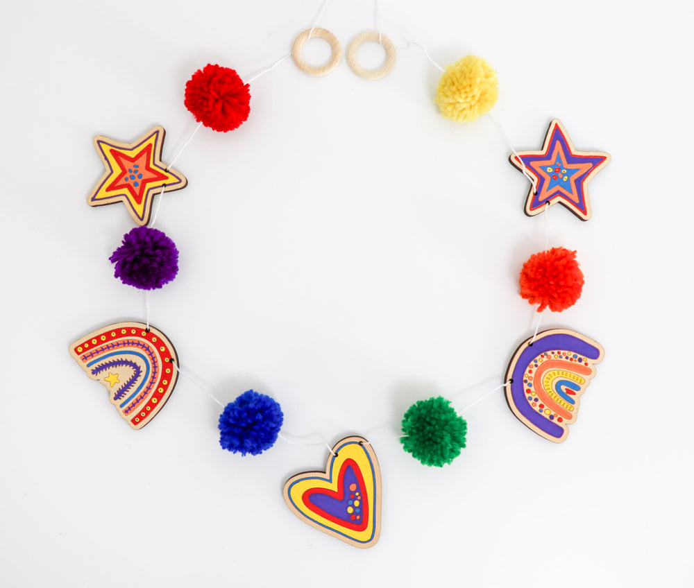 Kids Rainbow DIY Garland Kit - Ages 4+