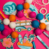 Surf DIY Garland - Catch the Retro Wave