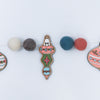 Vintage Ornament Craft Kit - Retro Holiday Magic in Pastel Hues